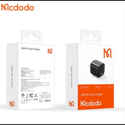 Picture of Mcdodo CH-4001 20W USB-C PD Fast Charge Black