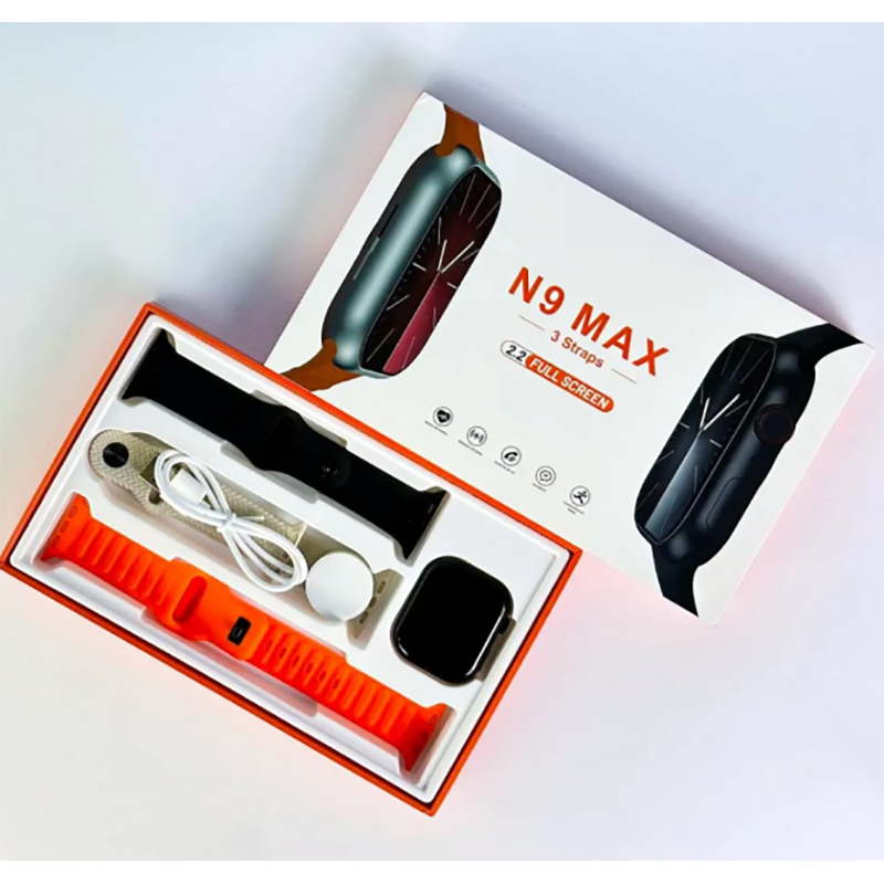Picture of N9 Max Smart Watch 2.2 Full Screen With 3 Strap