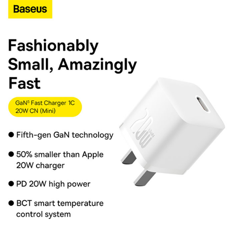Picture of GaN5 Charger 20W Fast Charger 1C CN For Iphone