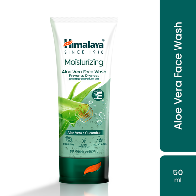 Picture of Himalaya Moisturizing Aloe Vera Face Wash 50ml