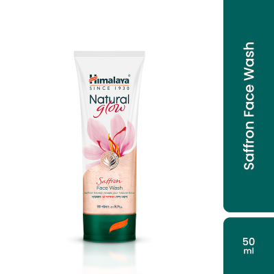 Picture of Himalaya Natural Glow Saffron Face Wash 50ml