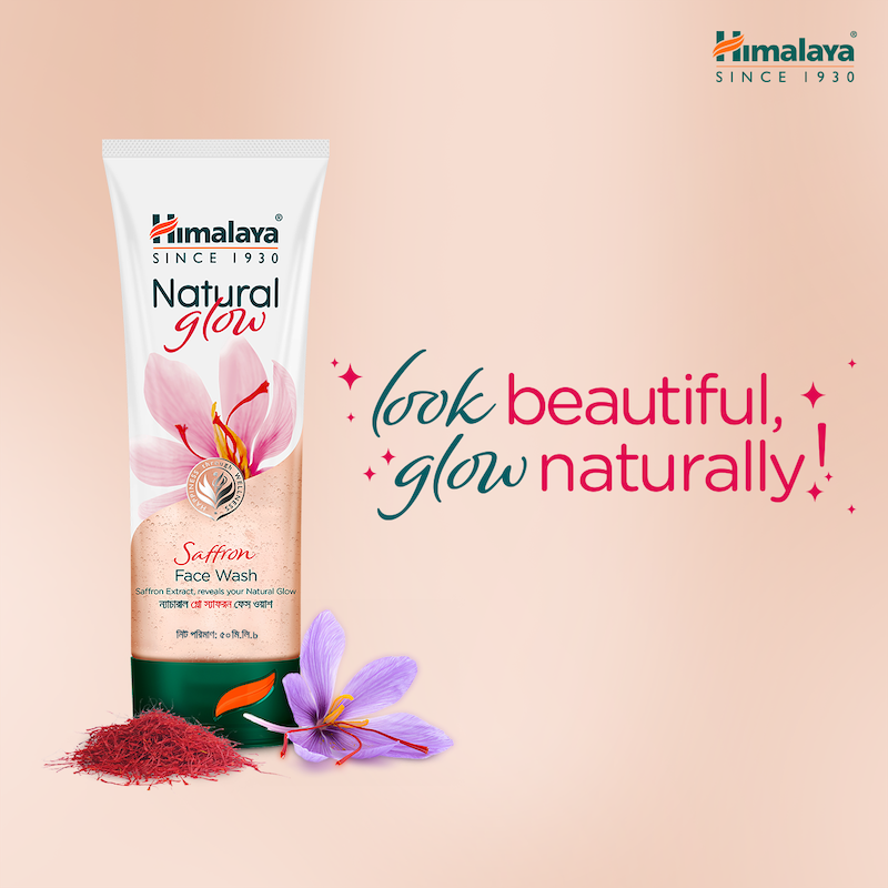 Picture of Himalaya Natural Glow Saffron Face Wash 50ml