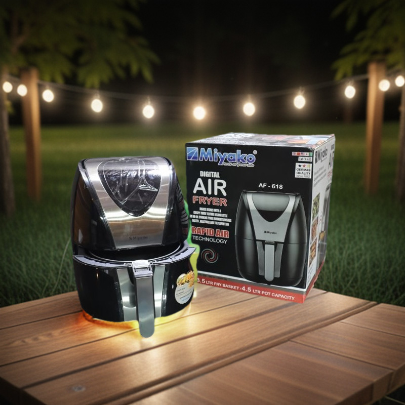 Picture of Miyako Digital Electric Air Fryer AF-618 | 3.5 Ltr Fry Basket | 4.5 Ltr Pot Capacity(Multicolor)