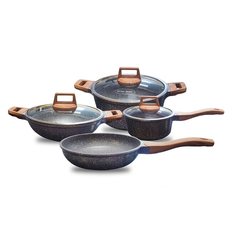 Picture of MGC 7 Pieces Die-Casting Aluminum Cookware Set (INDUCTION)(Multicolor)