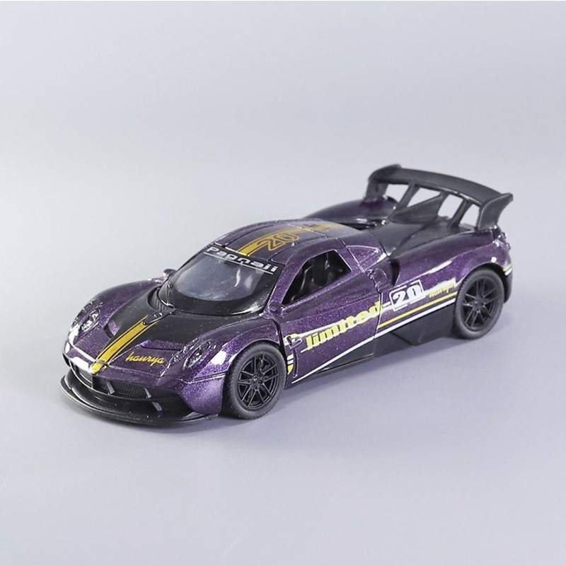 Picture of 1 PC Pagani 1:36 alloy sports car model children's pull back car boy baby door opening toy car racing(Multicolor)