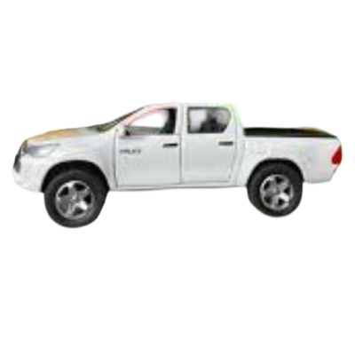 Picture of 1 PC 1:36 Toyota Hilux Pickup Diecast Alloy Car Premium Model Vehicle Metal Toy Model Pull back Sound Light(Multicolor)