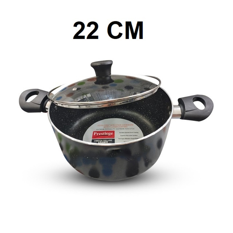 Picture of Prestiege INDUCTION Casserole with Glass Cover 22 CM (MULTIPLE COLOR)(Multicolor)