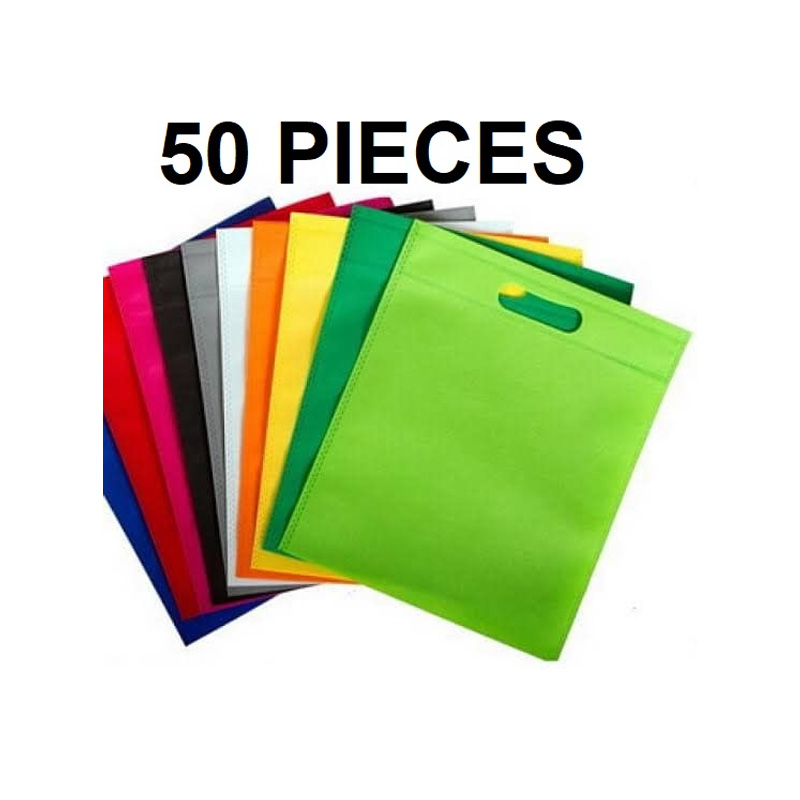 Picture of Tissue Shopping Bag 40gsm 50 Piece 14*18(Multicolor)