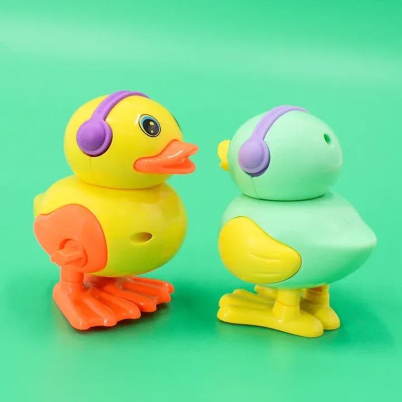 Picture of Cute And Little Clockwork Jumping Duck Toy for Kids Set of 1(Multicolor)