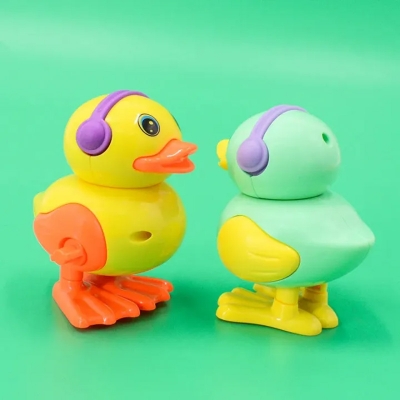 Picture of Cute And Little Clockwork Jumping Duck Toy for Kids Set of 1(Multicolor)