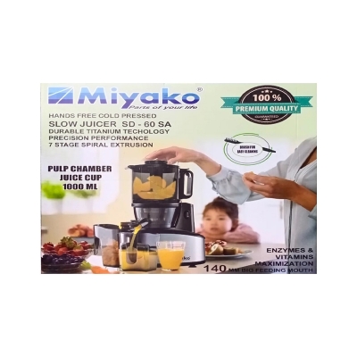 Picture of 1000ML Miyako Slow Juicer MFJ-SD-60SA(Multicolor)