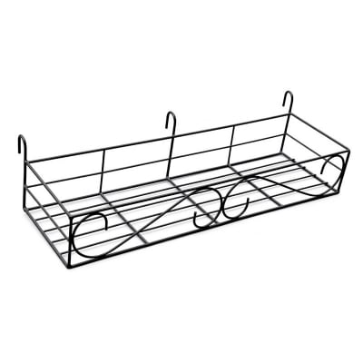 Picture of 1 PC Metal Grill Rack Hanging Planter Pot 36x8x4 Inches(Multicolor)