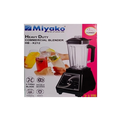 Picture of 1500WATT Miyako Heavy Duty Commercial Blender 6 Turbo blade HB-K212
