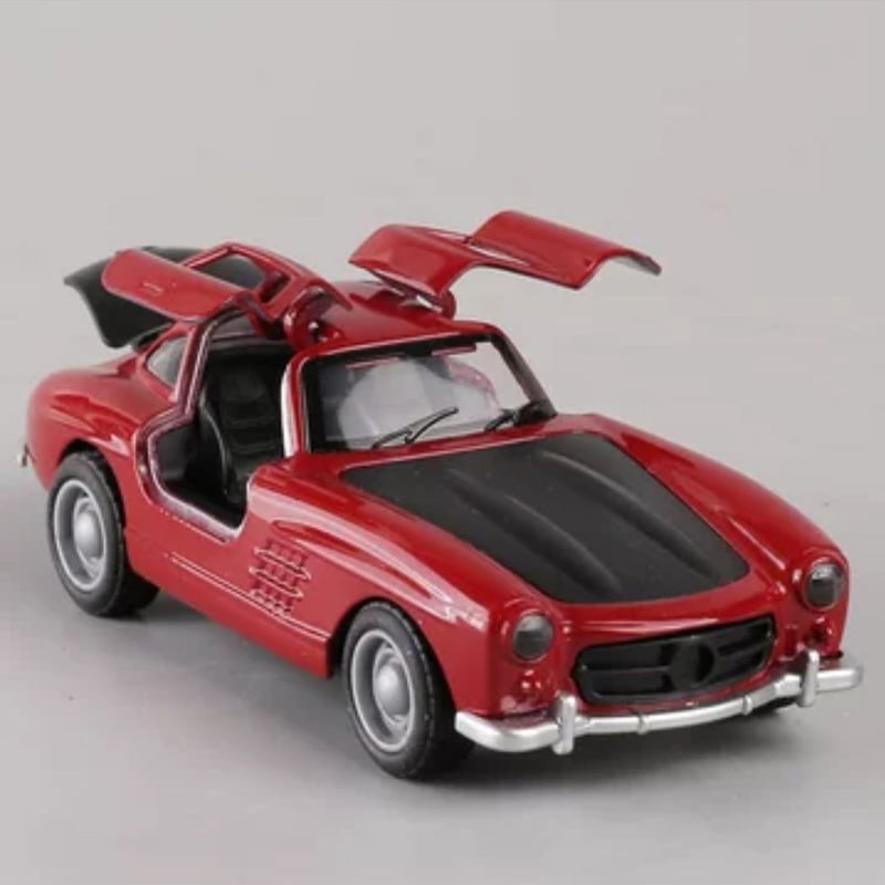 Picture of 1 PC Mercedes Benz Classic toy car 1:36 Retro Simulation Alloy Toy Car Pull Back Model Classic Car Butterfly Door Car Kids(Multicolor)