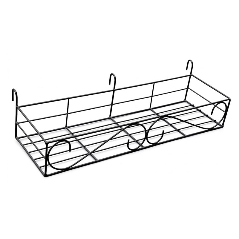 Picture of 1PC Metal Grill Rack Hanging Planter Pot 36x8x4 Inches(Multicolor)