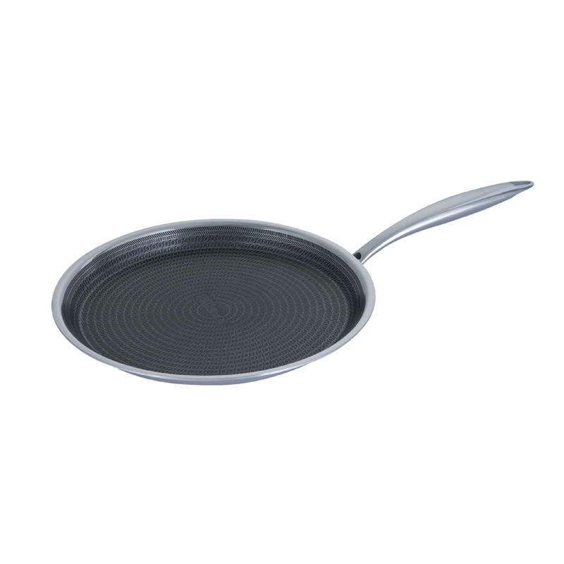Picture of Kiam Tri Ply Honeycomb Stainless Steel Dosa Tawa 30CM INDUCTION BOTTOM(Multicolor)