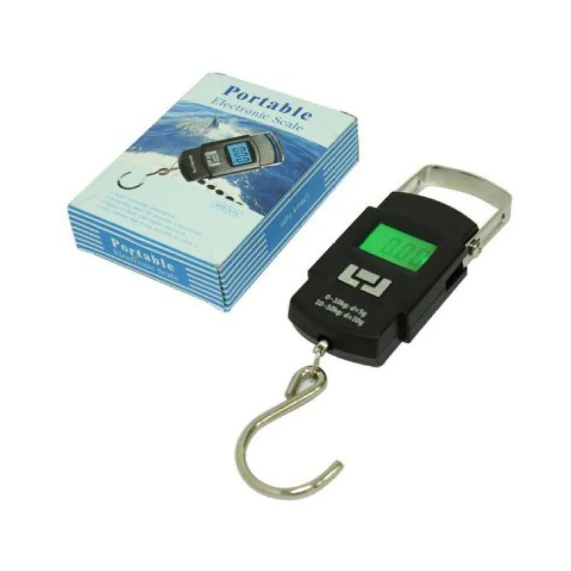 Picture of Digital Hanging Weight Scale, Portable Hanging Electronic Hook Scale-Black - Weight Machine Digital(Multicolor)