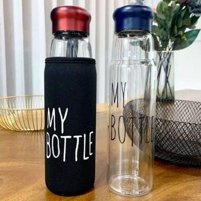 Picture of 1 PC My Bottle Water Bottle With Aluminimum Cap -550ml(Multicolor)