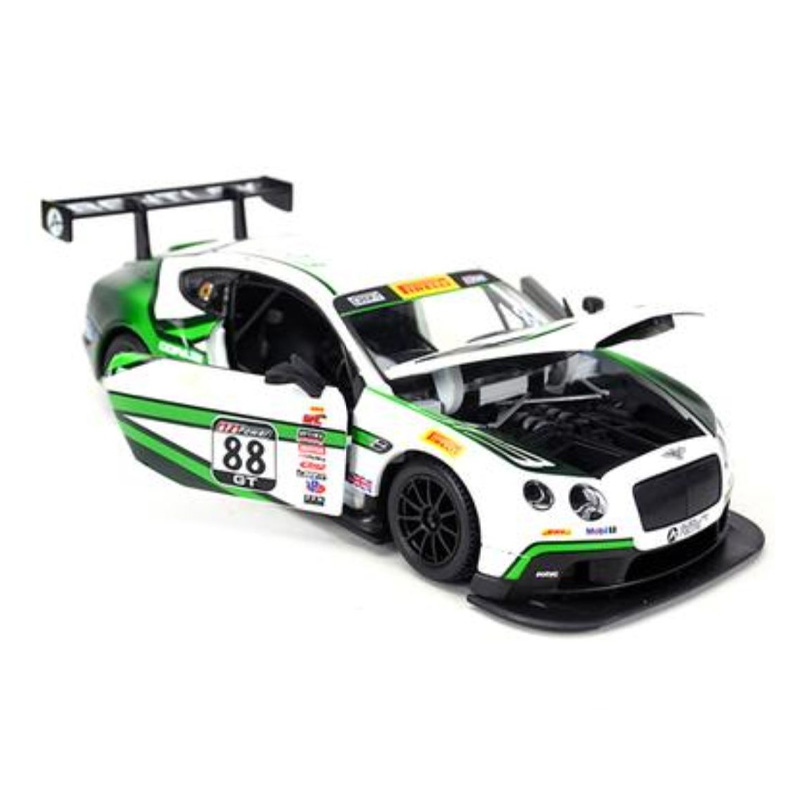 Picture of 1PC Bentley Continental GT3 1:32 Scale Diecast Car Sound & Light Pull back Metal Car Collection(Multicolor)