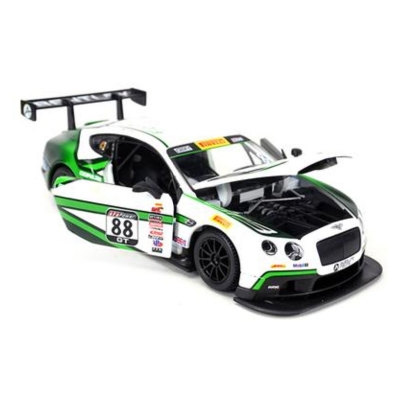 Picture of 1PC Bentley Continental GT3 1:32 Scale Diecast Car Sound & Light Pull back Metal Car Collection(Multicolor)