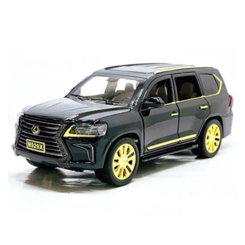 Picture of 1 PC Lexus M929X SUV Off Road Diecasts 1:24 Alloy Car Luxurious Simulation Toy Vehicles Metal Car 6 Doors Open Model Car Sound Light Toys For Gift(Multicolor)