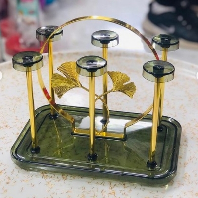 Picture of Rectangular Glass Holder - 6 Holder(Multicolor)