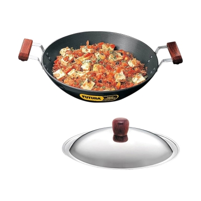 Picture of Hawkins Futura 2.5 Litre Deep Karai with Stainless Steel Lid (AD25S)(Multicolor)