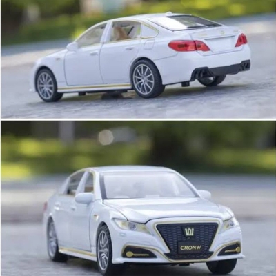 Picture of 1 PC 1:32 Toyota Crown Diecasts Alloy Car Toy Vehicles Metal Car 6 Doors Open Model Car Sound Light Toys For Gift(Multicolor)