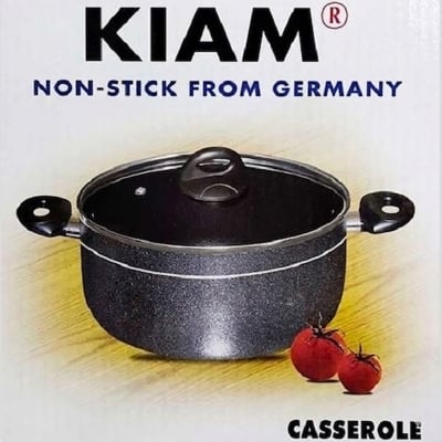 Picture of Kiam Non Stick Casserole (Sauce Pan) With Glass Lid 32CM(Multicolor)