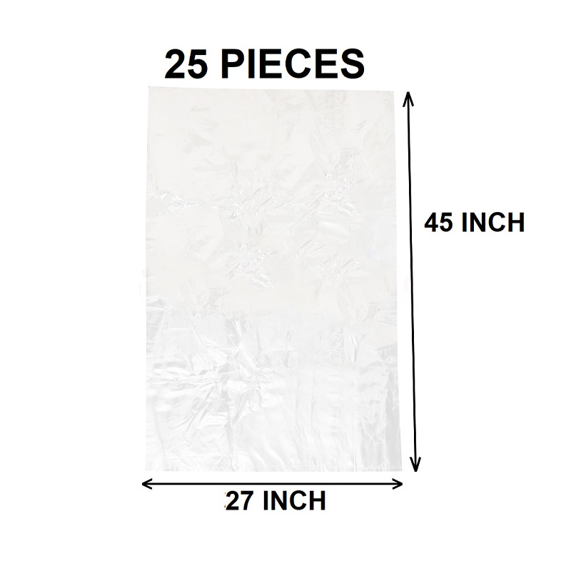 Picture of Clear (45" X27") 25PCS Trash Bag / Poly Bag / Garbage Bag / Moyla Felar Bag(Multicolor)