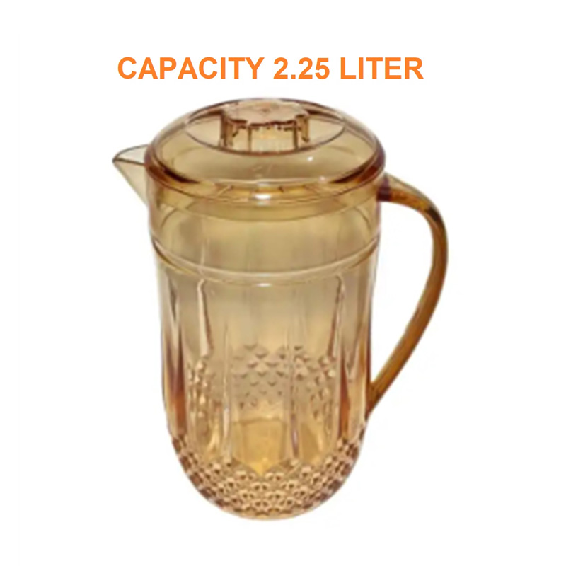 Picture of Crystal Transparent Classic Water Jug 2.25 L - Premium Water Jug(Multicolor,2.200)