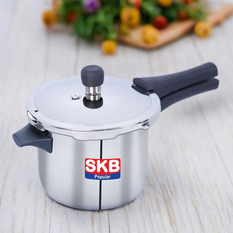Picture of SKB Stainless Steel pressure cooker with whistle system 6 Liter(Multicolor)