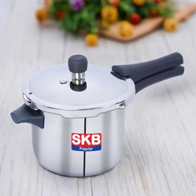 Picture of SKB Stainless Steel pressure cooker with whistle system 6 Liter(Multicolor)
