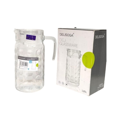 Picture of DELISOGA Glass Pitcher Jug(Multicolor,1L-2L)