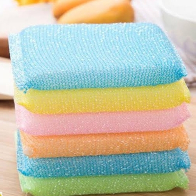 Picture of 4 PCS Dish Wash Foam Scrubber - Multicolor(Multicolor)