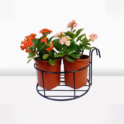 Picture of 1 PC 10 Inch Round Planter Stand Flower Pot Stand For Balcony Living Room Outdoor Indoor Grill Rack(Multicolor)