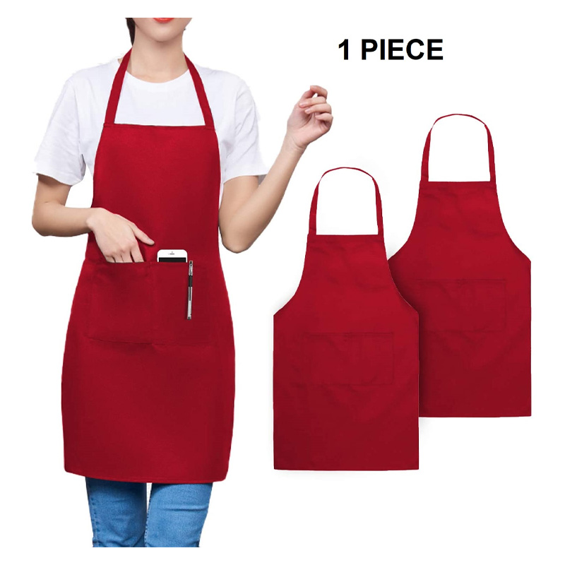 Picture of Kitchen Apron Size : 26X32 Inches (Mixed colors)(Multicolor)