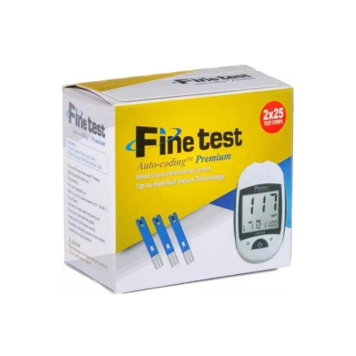Picture of FINE TEST Blood Glucose Test Strips 50 Pcs