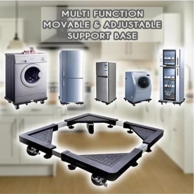 Picture of Washing Machine Stand Rack Mount Refrigerator Fridge Floor Stand Holder Movable Cart Mount Bracket(Multicolor)