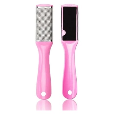 Picture of 1 PC Foot File Hard Skin Remover Foot Care Pedicure Tool Stainless Steel Double Sided Foot Scraper MULTICOLOUR(Multicolor)