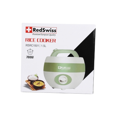 Picture of Red Swiss Rice Cooker 1.5 Liter RSRC-1501(Multicolor)