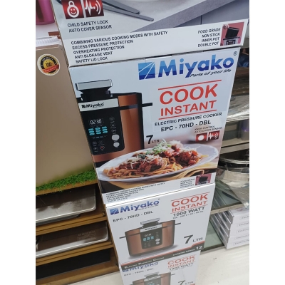 Picture of Miyako 7 Liter Electric Pressure Cooker EPC-70HD-DBL DOUBLE POT(Multicolor)