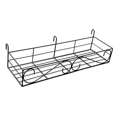 Picture of 1 PC Metal Grill Rack Hanging Planter Pot 36x8x4 Inches(Multicolor)