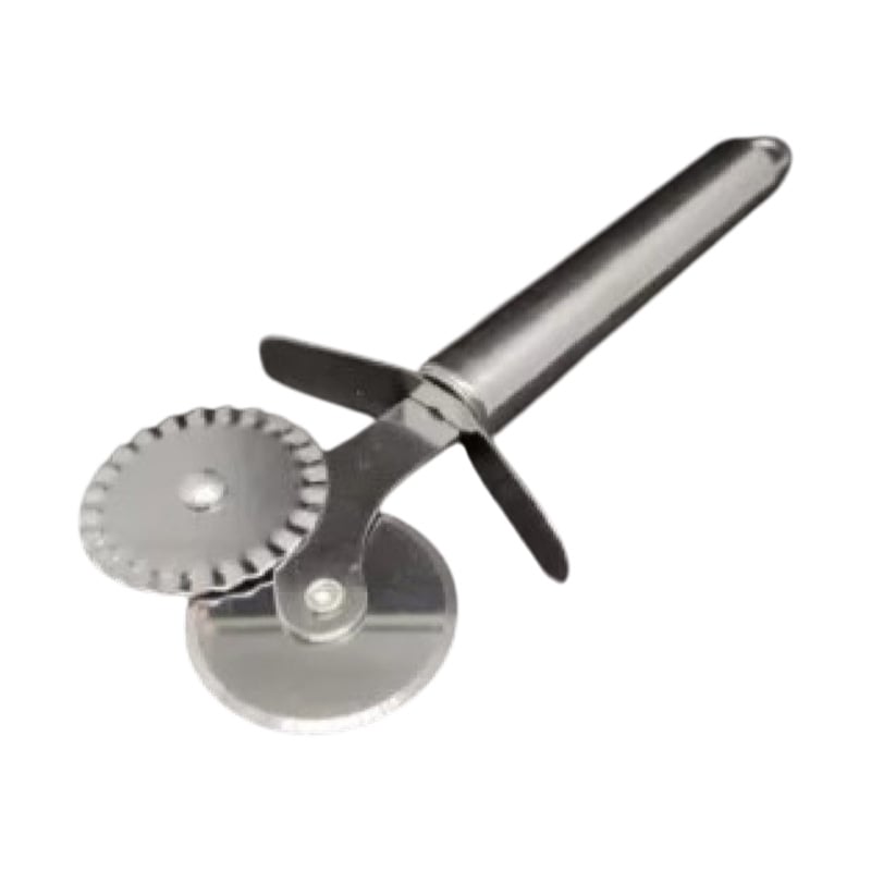 Picture of 1 PC Stainless Steel Pizza Cutter 2 in 1(Multicolor)