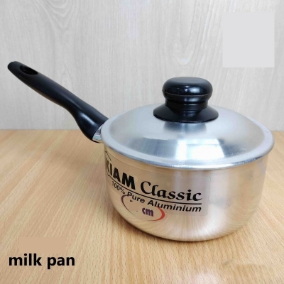 Picture of Kiam Aluminium Milk Pan 14CM With Lid(14CM)