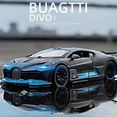 Picture of 1PC Bugatti Divo Diecast Alloy Car 1:32 Vehicles Metal Car Model Car Sound Light Toys For Gift(Multicolor)