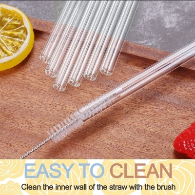 Picture of 3PC Stainless Steel Straw Cleaning Brush Narrow Pipe Cleaner(Multicolor)