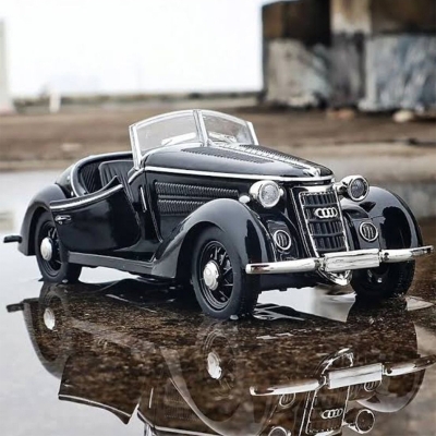 Picture of 1 PC Audi Wanderer W25K Classic Diecast Alloy Car 1:32 Vintage Vehicles Metal Car Model Car Sound Light Toys For Gift(Multicolor)