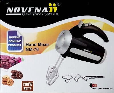 Picture of Novena Egg Beater & Mixer(BlackNM70)
