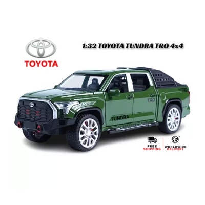 Picture of 1 PC 1/32 Toyota Tundra TRO 4X4 Alloy Pickup Model Car(Multicolor)